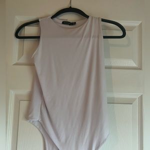 bohoo white bodysuit
